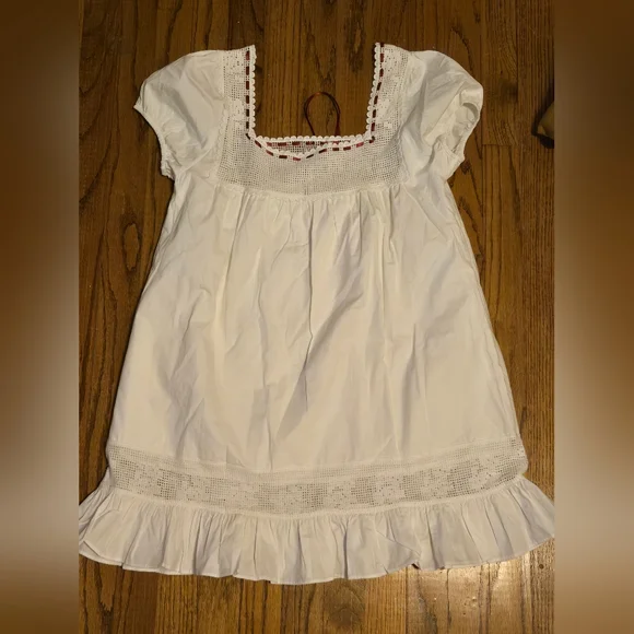 Bella Hadid x Frankie's Bikini Viral White Poplin 'Lucky' Sundress - Picture 4 of 4